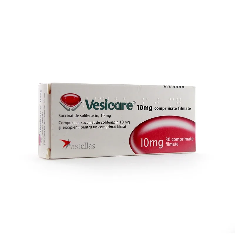 Vesicare 10mg, 30 comprimate filmate, Astellas