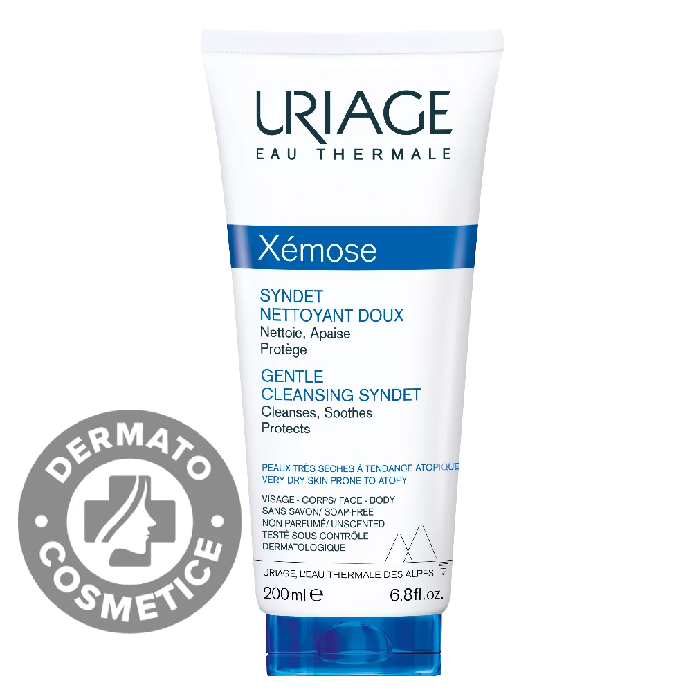 Gel de curatare Xemose Syndet, 200ml, Uriage