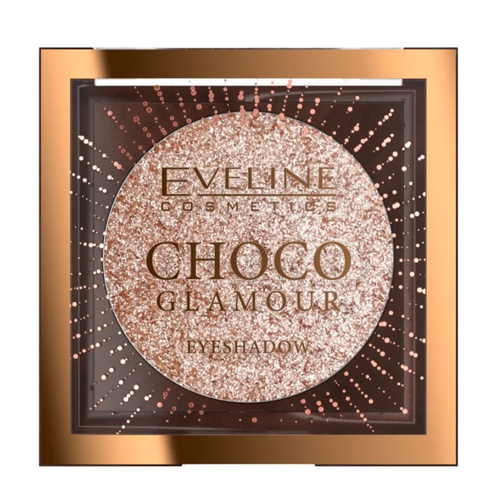 Fard de pleoape Choco Glamour NO1 Moon Sparkle, 3.5g, Eveline Cosmetics