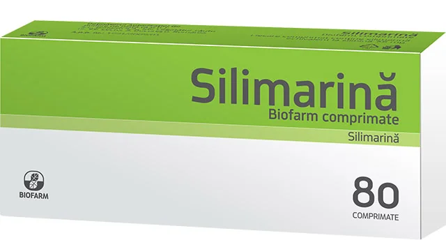 Silimarina 35mg, 80 comprimate, Biofarm