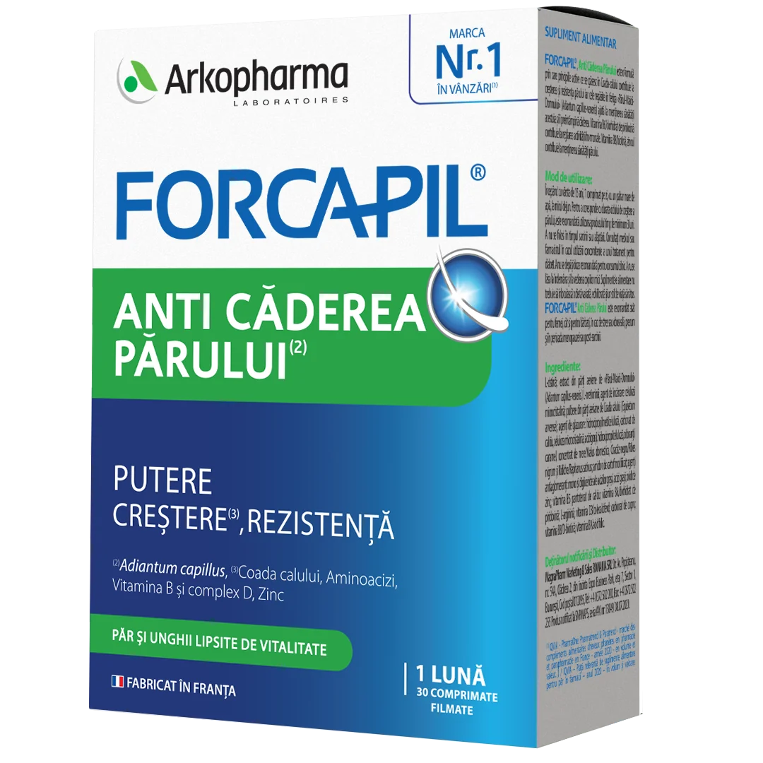 Forcapil anti caderea parului, 30 comprimate