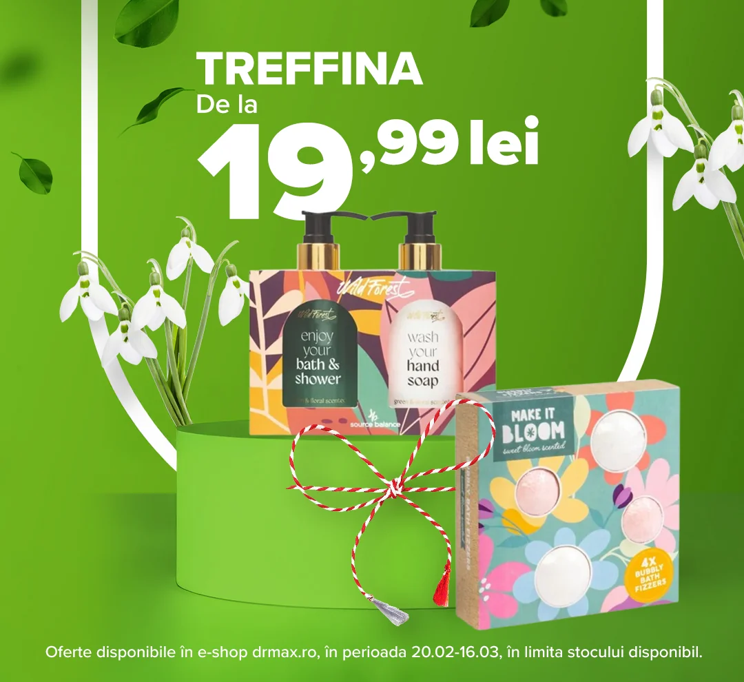 Oferta campanie Martisor + Luna Femeii 2025 Treffina