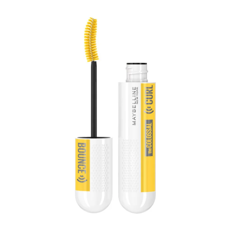 Mascara pentru volum si curbare Very Black The Colossal Curl Bounce, 10ml, Maybelline 