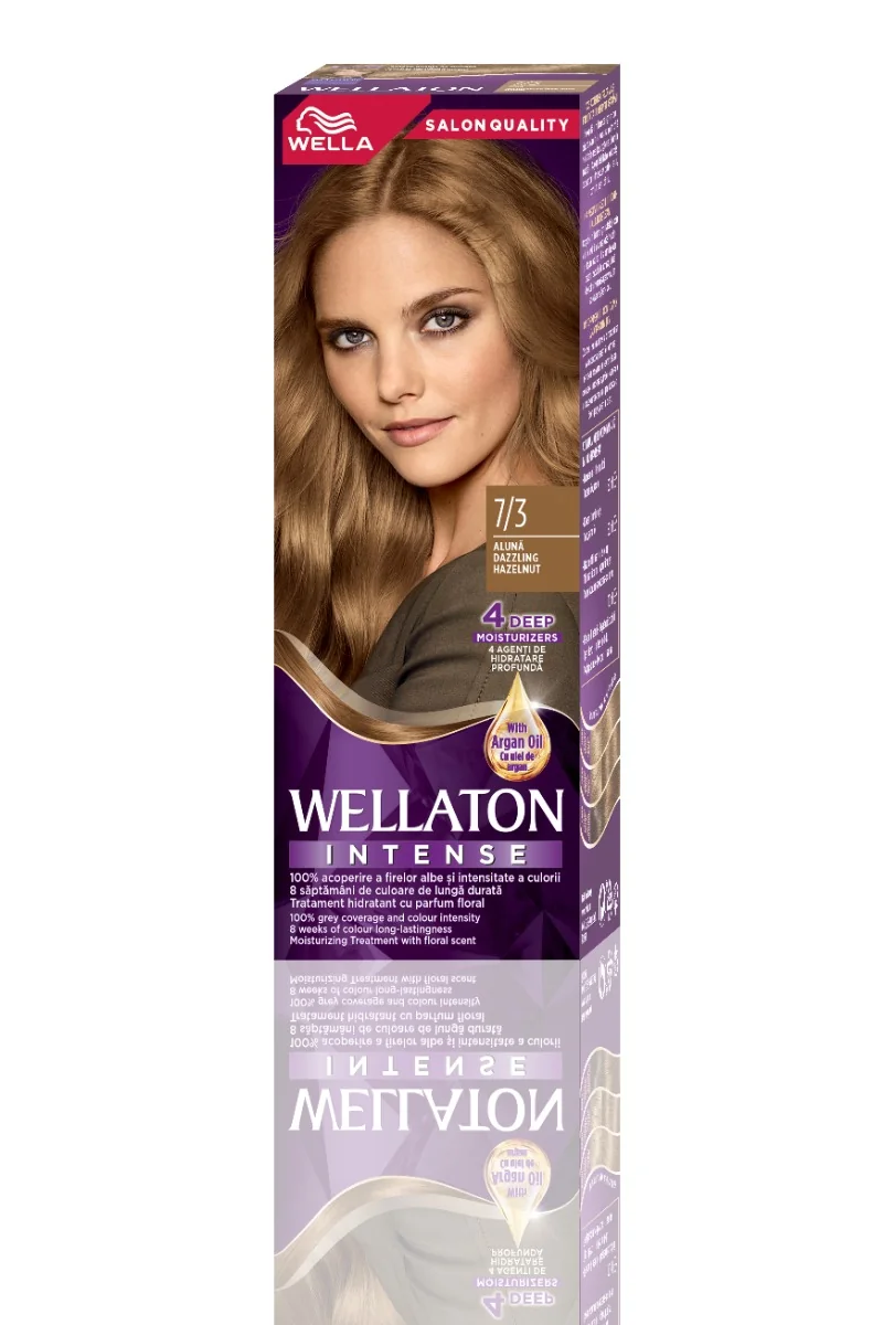 Vopsea de par permanenta Aluna 7.3 Wellaton, 110ml, Wella 