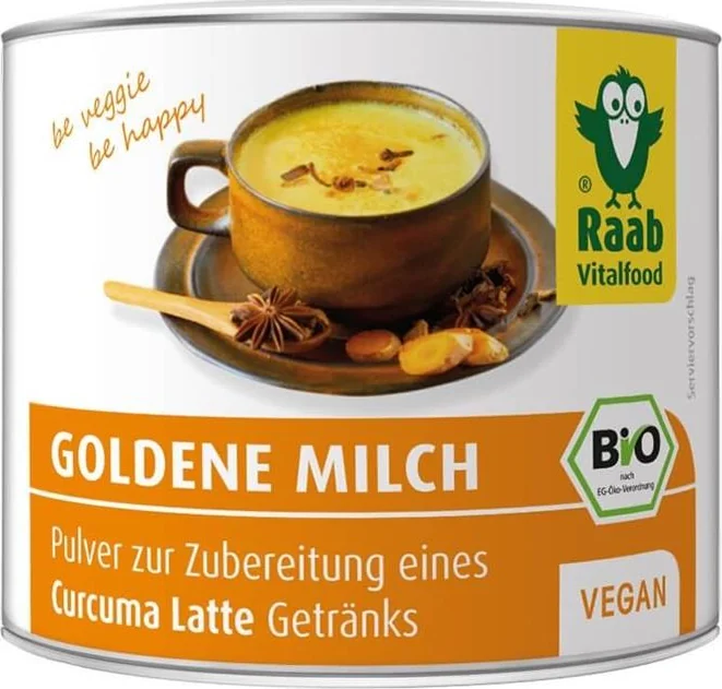 Bautura instant cu turmeric Golden Milk Bio, 70g, Raab Vitalfood