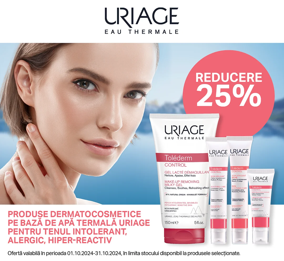 Ofertele lunii Octombrie 2024 Uriage Tolederm