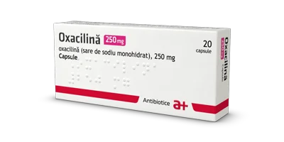 Oxacilina 250mg, 20 capsule, Antibiotice