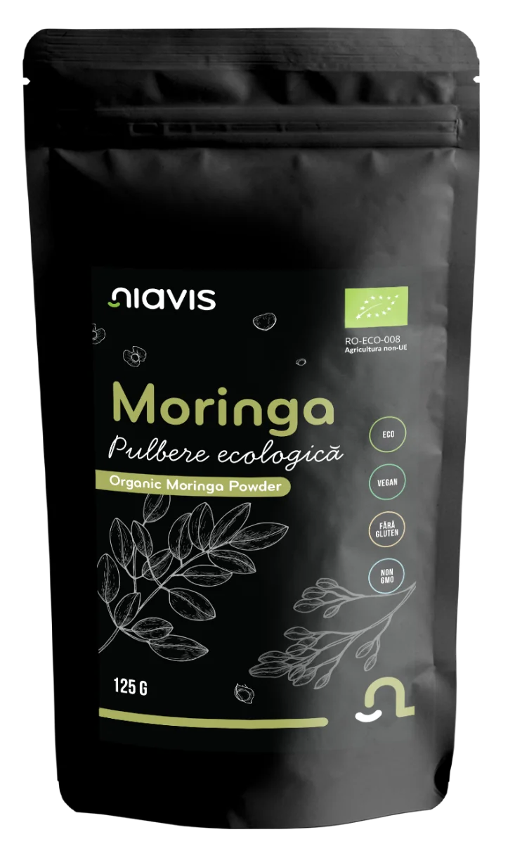 Moringa Pulbere ecologica, 125g, Niavis