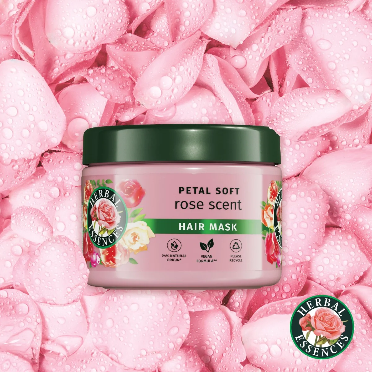 Set pentru femei Rose Scent Petal Soft, Herbal Essences 