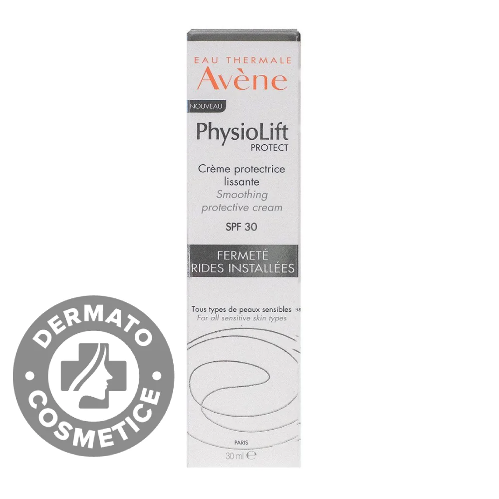 Crema de zi pentru riduri profunde PhysioLift Protect, 30ml, Avene