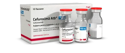 Cefuroxima 750mg, 10 flacoane, Antibiotice