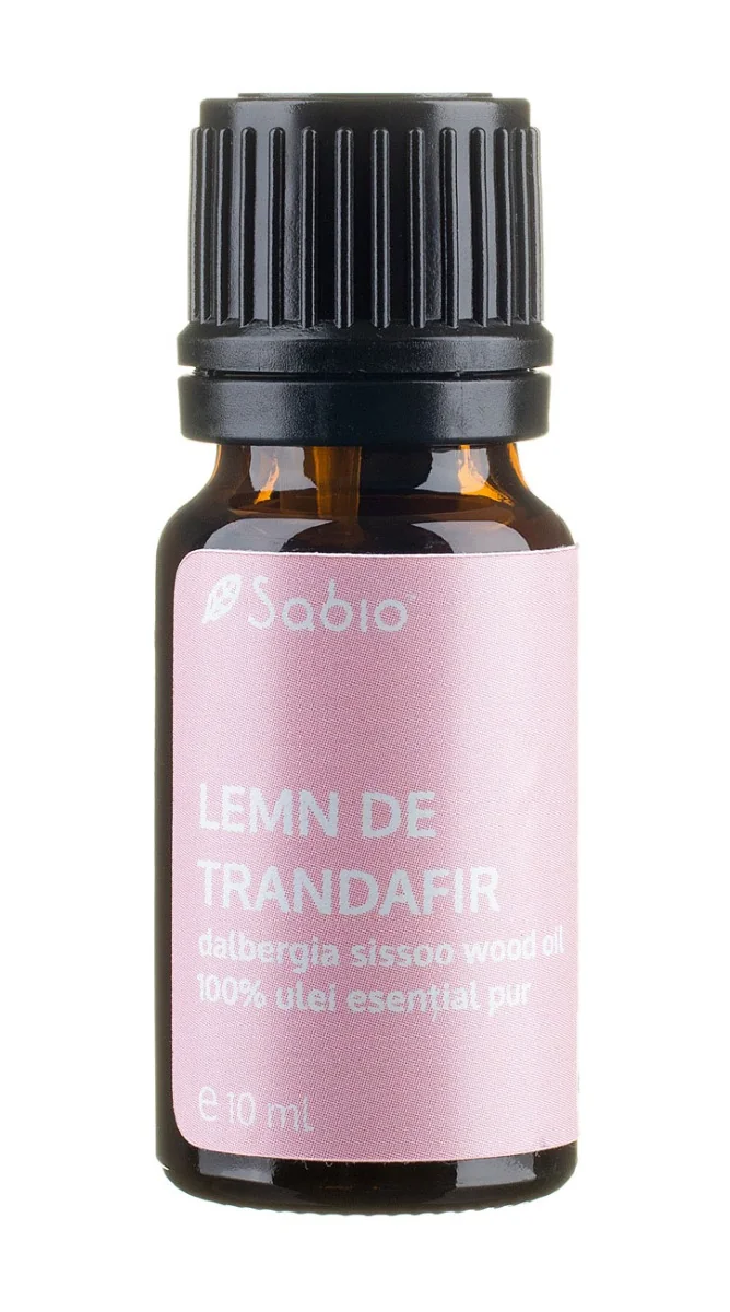 Ulei esential din lemn de trandafir (dalbergia sissoo wood oil), 10ml, Sabio