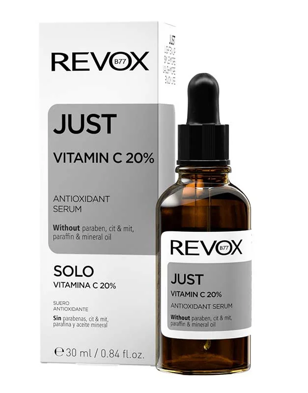 Serum antioxidant pentru ten cu vitamina C 20%, 30ml, Revox