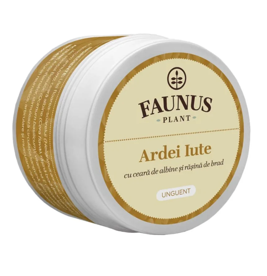 Unguent cu Ardei Iute si ceara de albine, 50ml, Faunus Plant