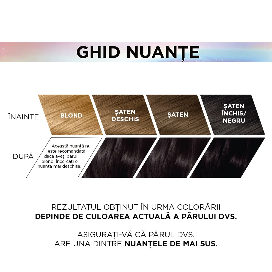 Vopsea de par permanenta cu amoniac Preference Vivid Colours 2.013 Deep Black, 204ml, L'Oreal Paris 