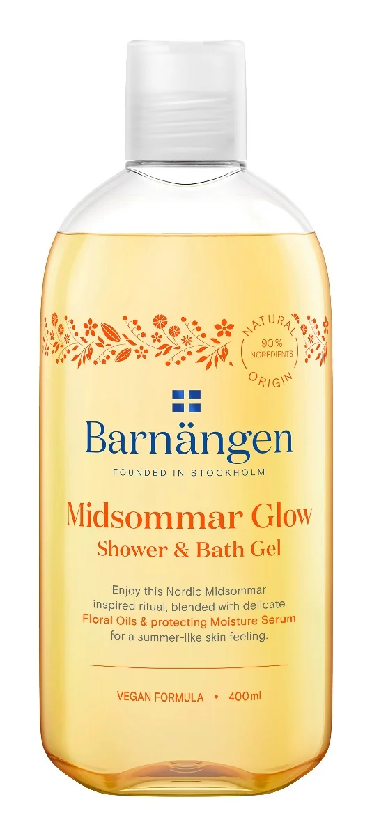 Gel de dus si baie Midsommar Glow, 400ml, BarnÃ¤ngen