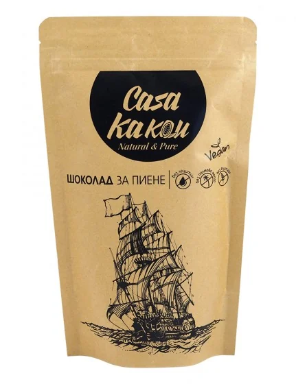 Ciocolata artizanala de baut 70%, 24g, Casa Kakau