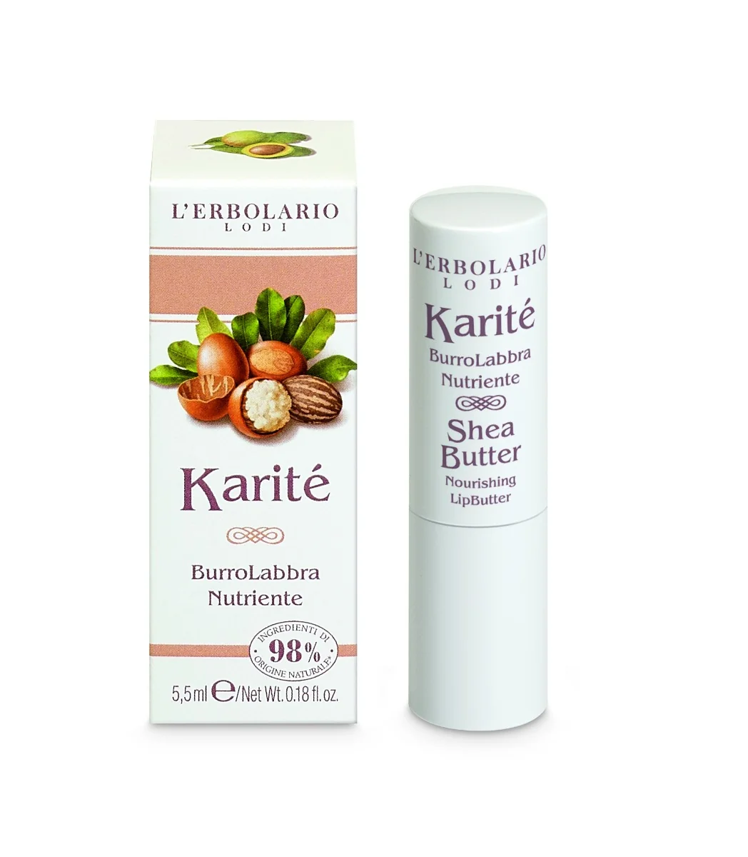 L'Erbolario Unt de buze nutritiv cu shea, 5.5ml