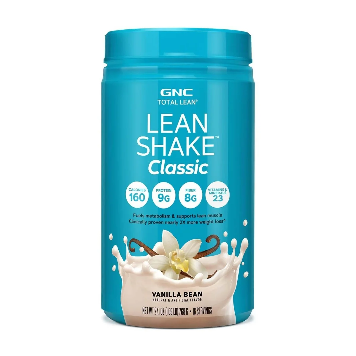 Shake proteic cu aroma de vanilie Total Lean Classic, 768g, GNC