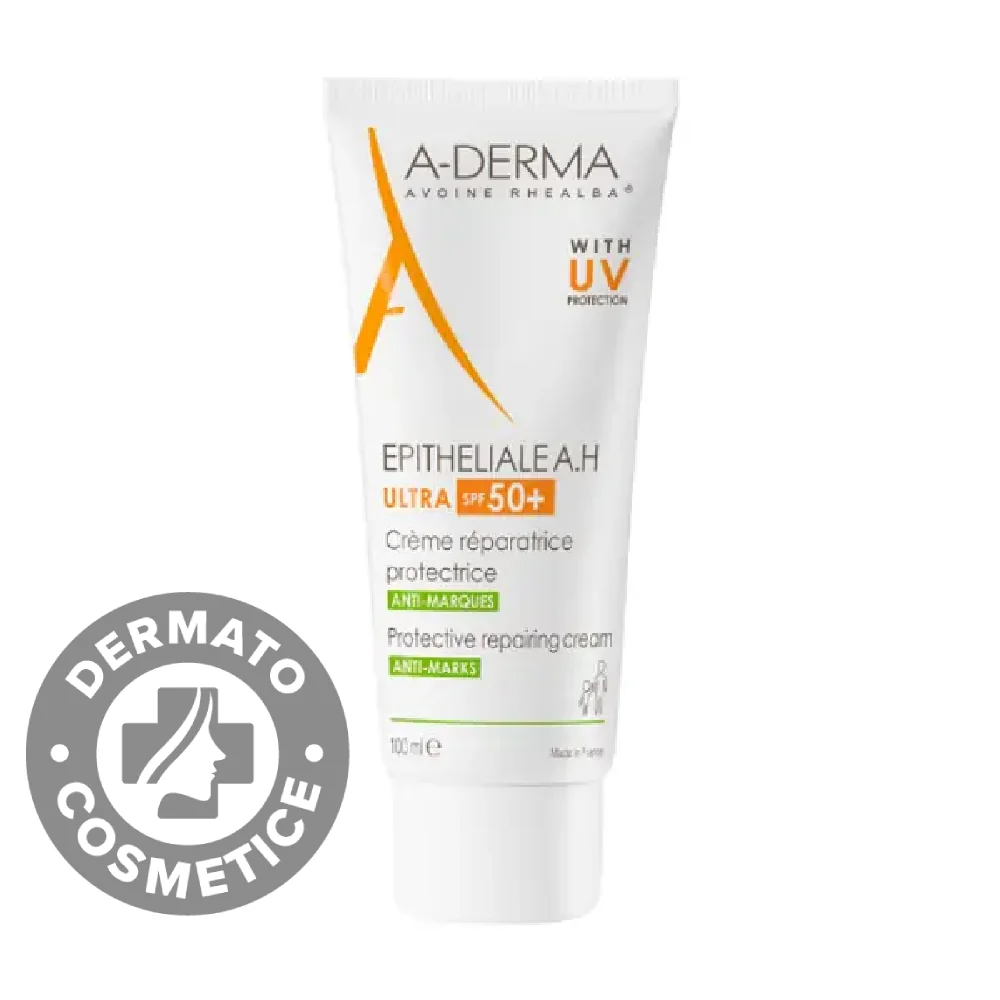 Crema reparatoare protectoare anti-semne Epitheliale AH SPF50+, 100ml, A-Derma