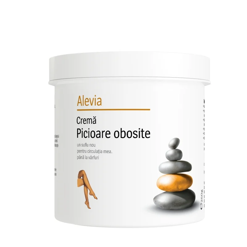 Crema pentru picioare obosite, 250g, Alevia