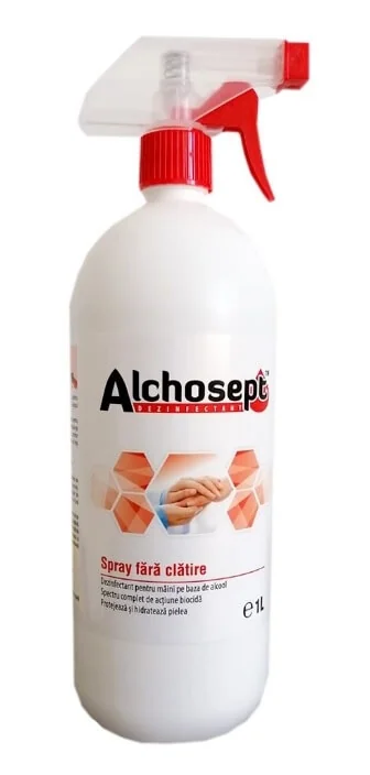 Spray dezinfectant pentru maini Alchosept, 1000ml, Klintensiv