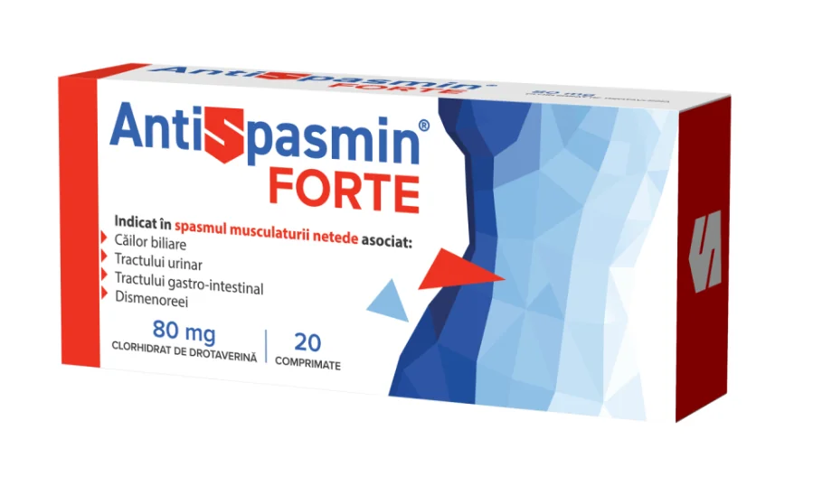 Antispasmin Forte, 20 comprimate, Biofarm