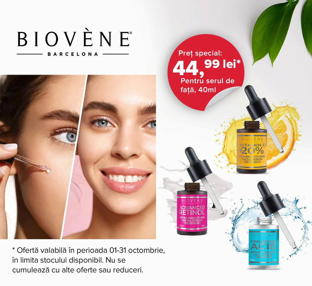 Ofertele lunii Octombrie 2024 Biovene Serum