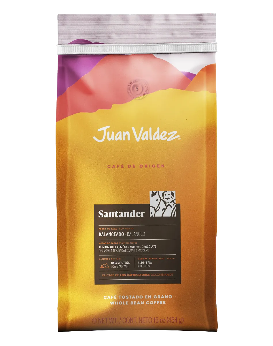 Cafea boabe Origine Santander, 454g, Juan Valdez 