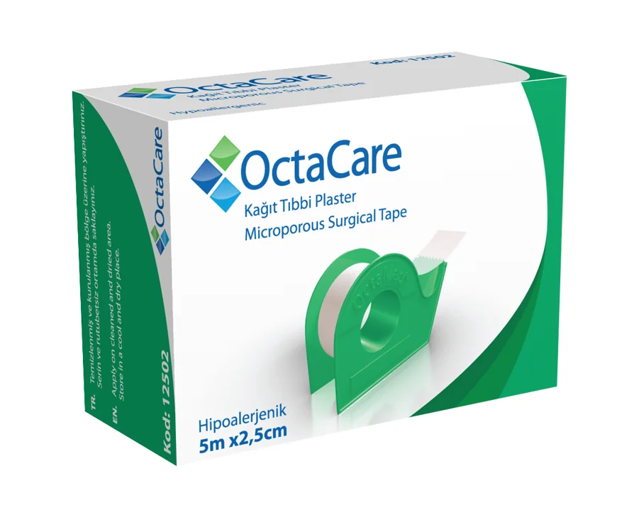 Banda adeziva suport hartie, 2.5cmx5m, Octacare