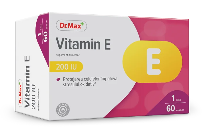 Dr. Max Vitamina E 200 UI, 60 capsule