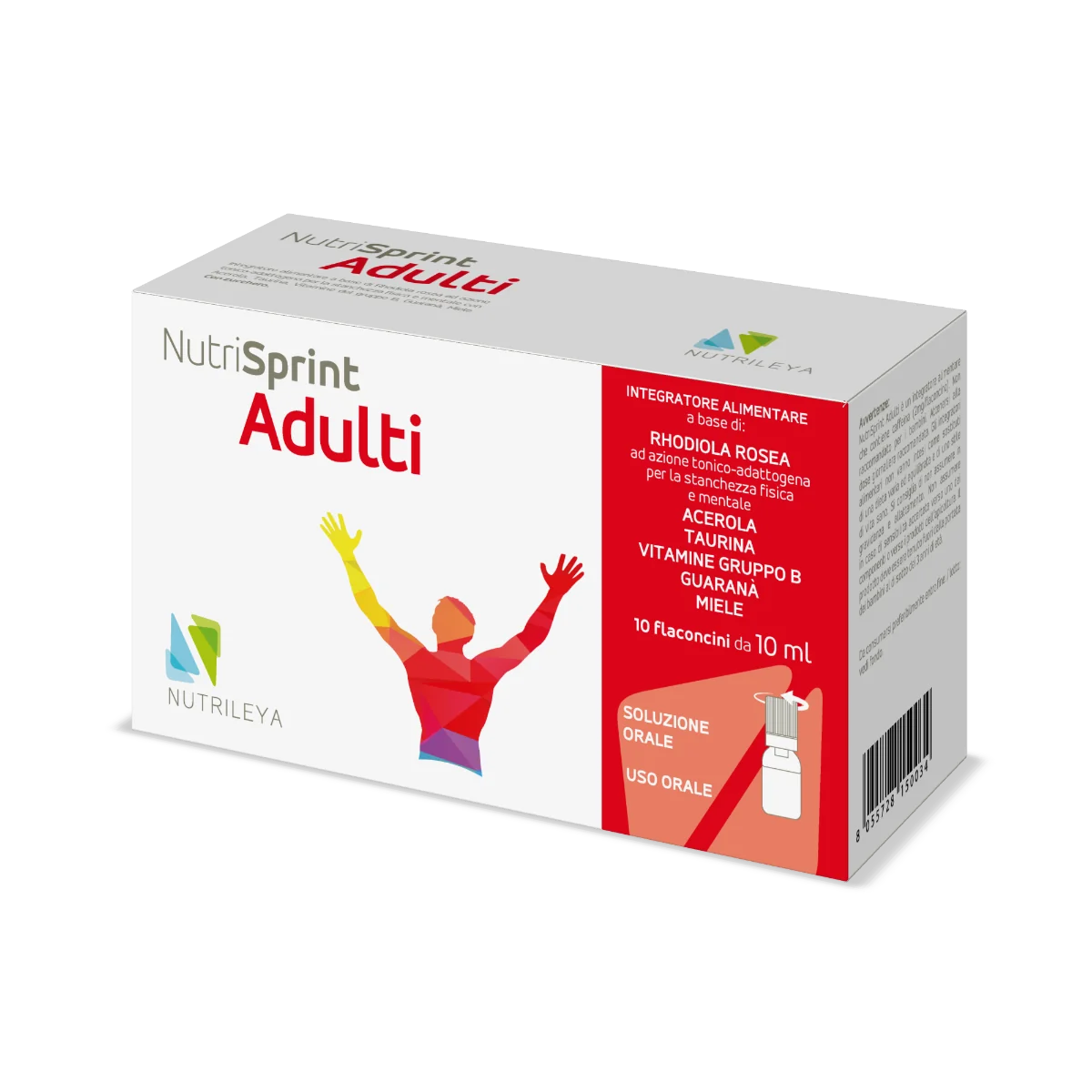 Nutrisprint Adulti, 10ml x 10 flacoane, Nutrileya