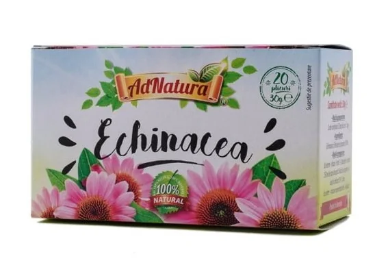 Ceai de echinacea, 20 plicuri, AdNatura