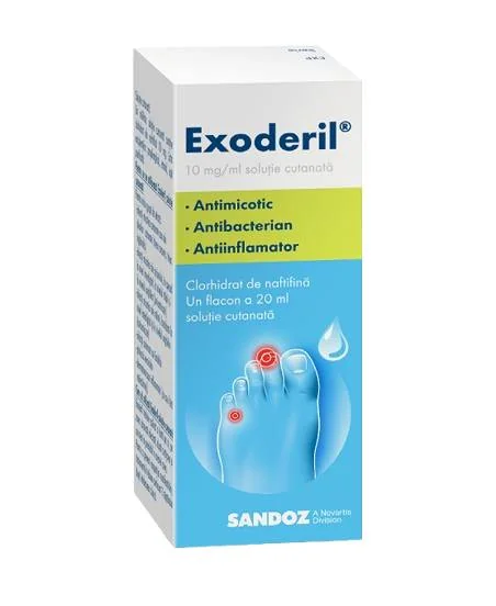 Exoderil Solutie 10mg/ml, 20ml, Sandoz