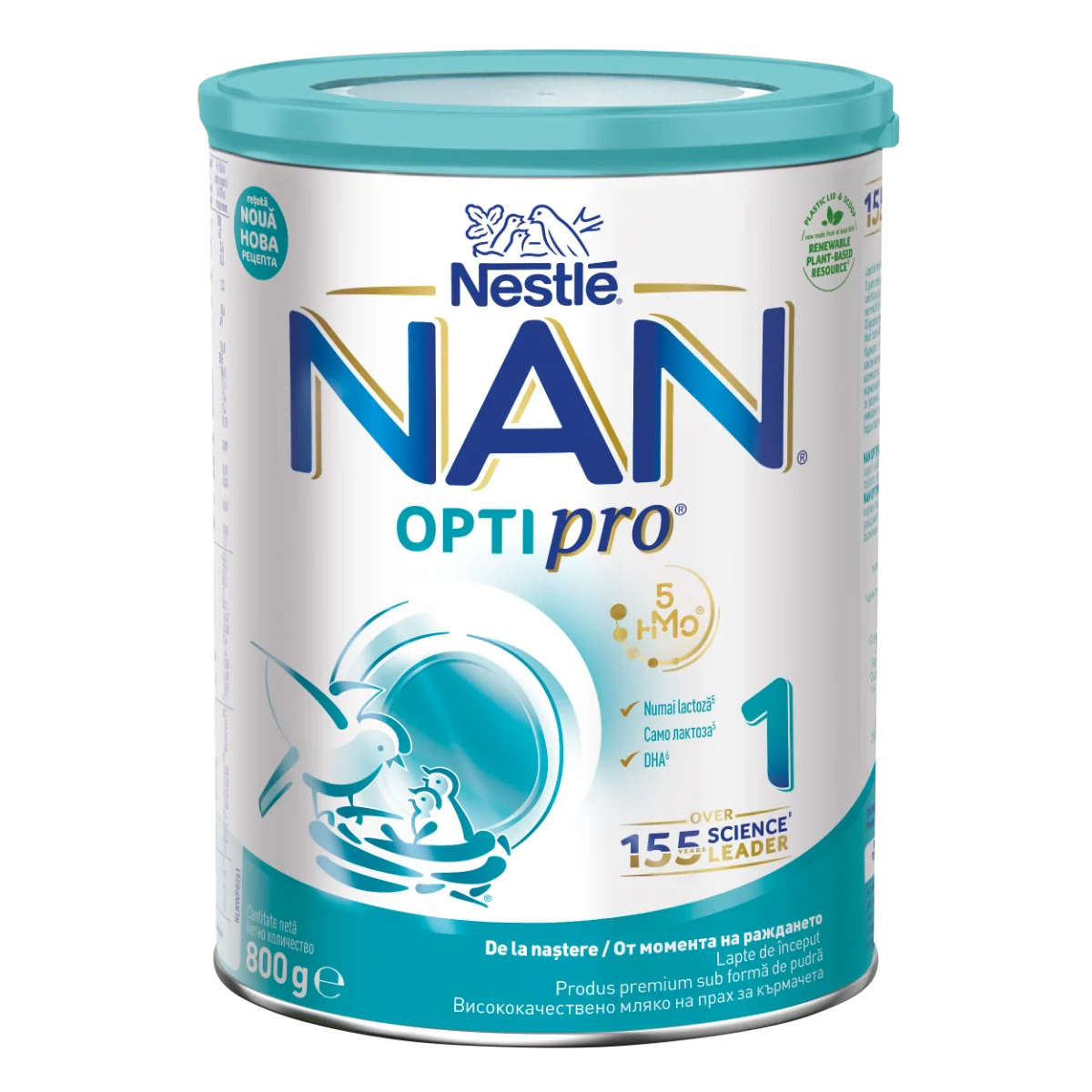 Formula de lapte NAN1 OPTIPRO HMO, 800g, Nestle 