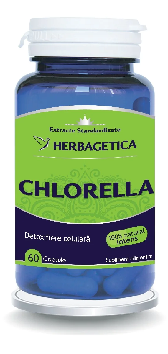 Chlorella, 60 capsule, Herbagetica