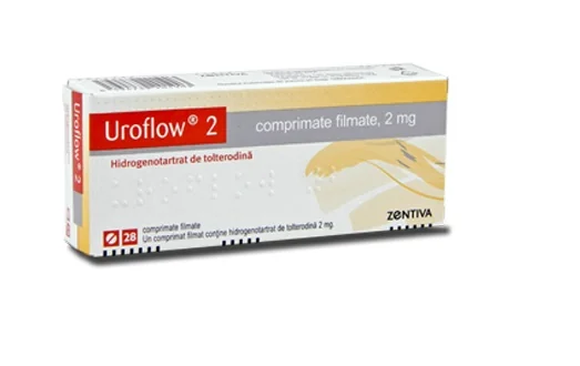 Uroflow 2 2mg, 28 comprimate filmate, Zentiva 