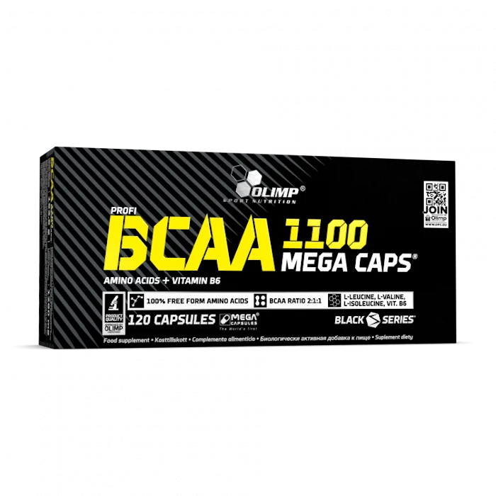 Aminoaicizi BCAA Mega Caps, 120 capsule, Olimp Sport Nutrition