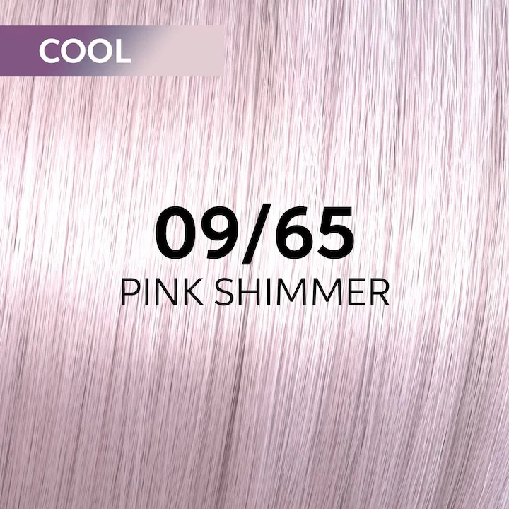 Vopsea demi-permanenta Shinefinity Zero Lift Glaze 09/65 Pink Shimmer, 60 ml, Wella Professionals 