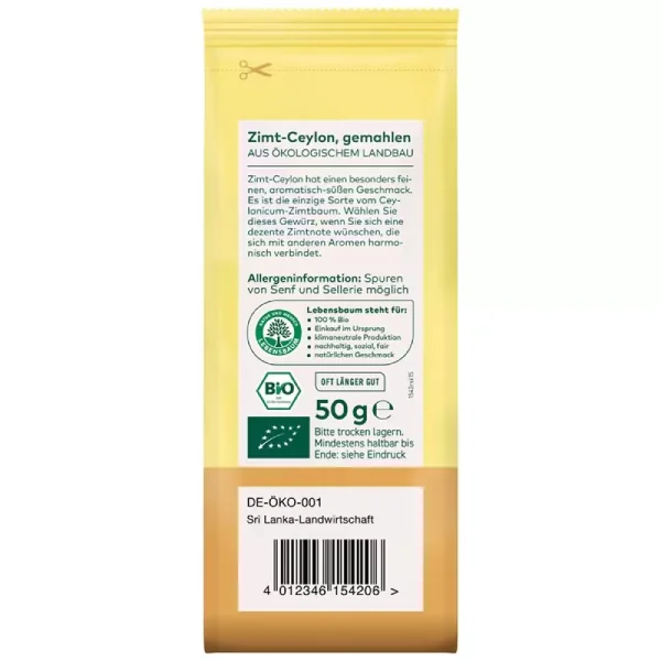 Scortisoara macinata de Ceylon, 50g, Lebensbaum 