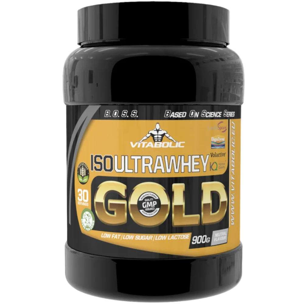 ISO UltraWhey Gold Neutru - Fara Aroma, 900g, Vitabolic