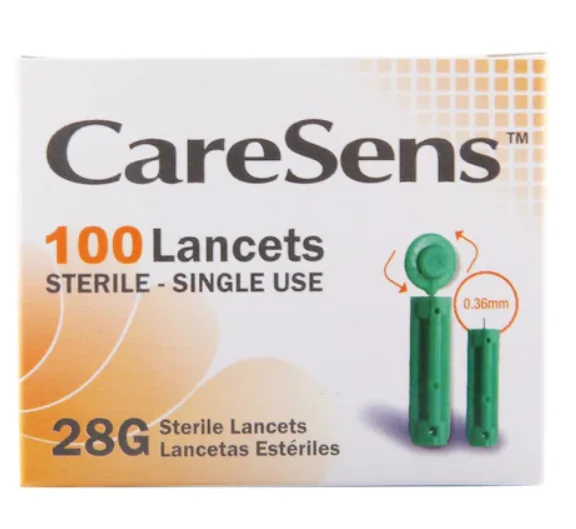 Ace glicemice Caresens, 100 bucati, i-Sens