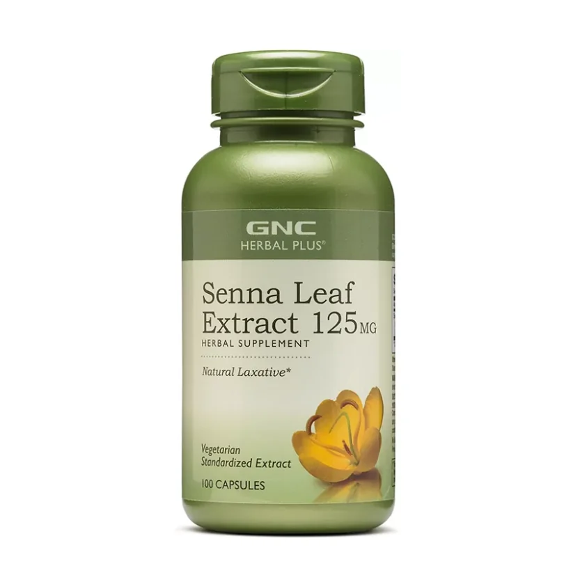 Senna laxativ natural, 100 capsule, GNC