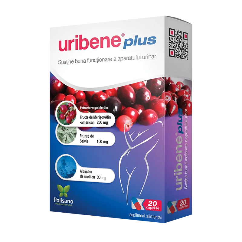 Uribene Plus, 20 capsule, Polisano