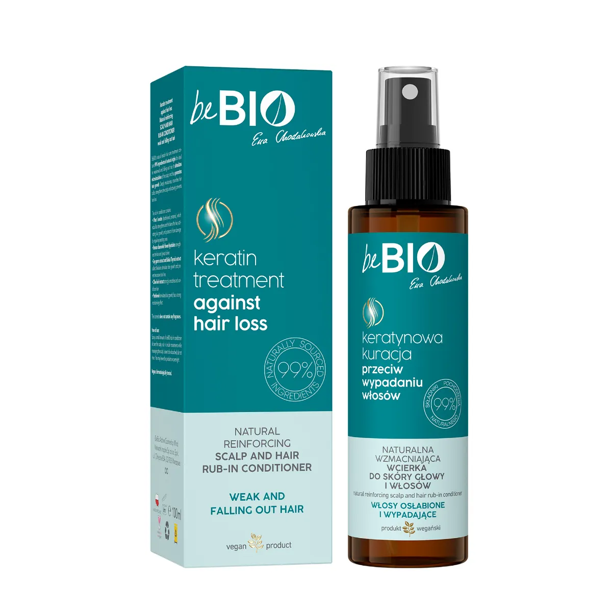 Lotiune pentru par regeneranta, 100ml, BeBio 