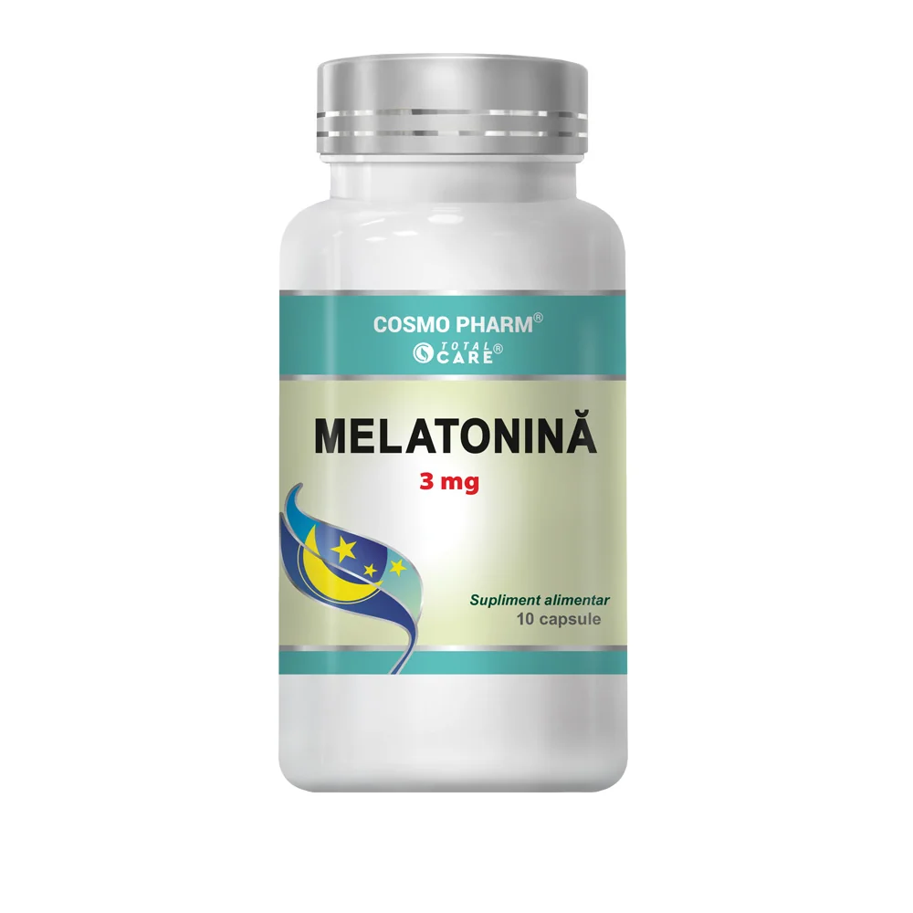 Melatonina 3mg, 10 capsule, Cosmopharm