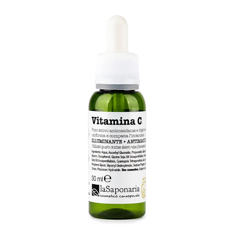 Serum activ pur cu vitamina C, 30ml, La Saponaria