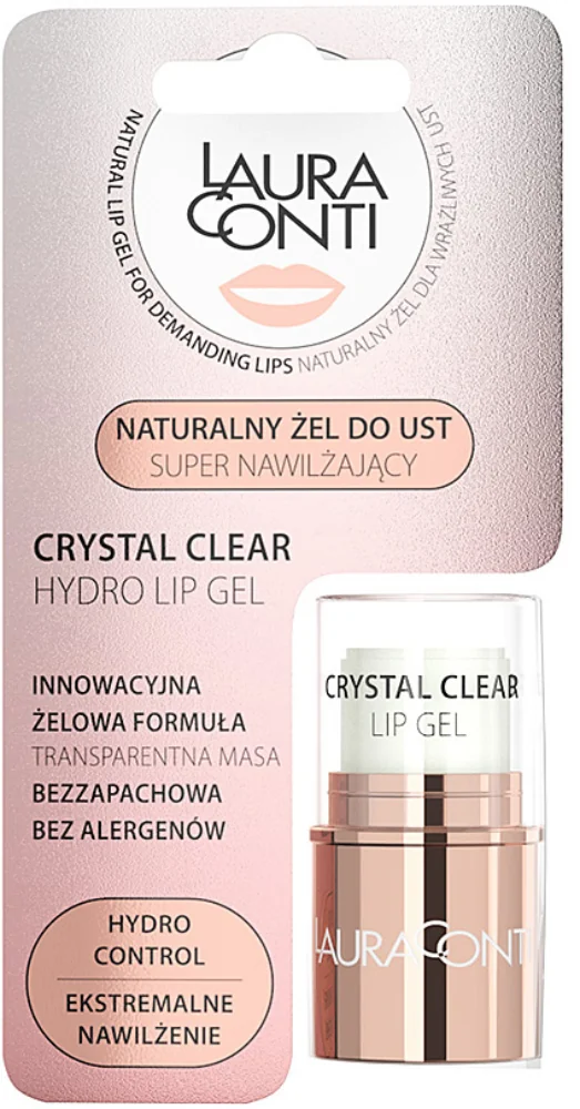 Gel pentru buze super hidratant si transparent, 5.5g, Laura Conti