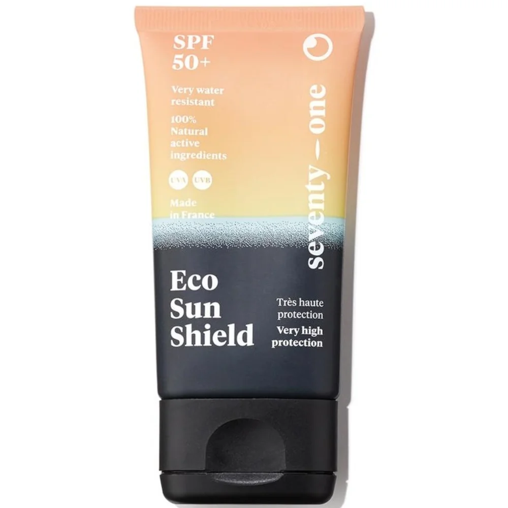 Crema pentru fata si zone sensibile cu SPF 50+ Eco Sun Shield, 50ml, Seventy One Percent