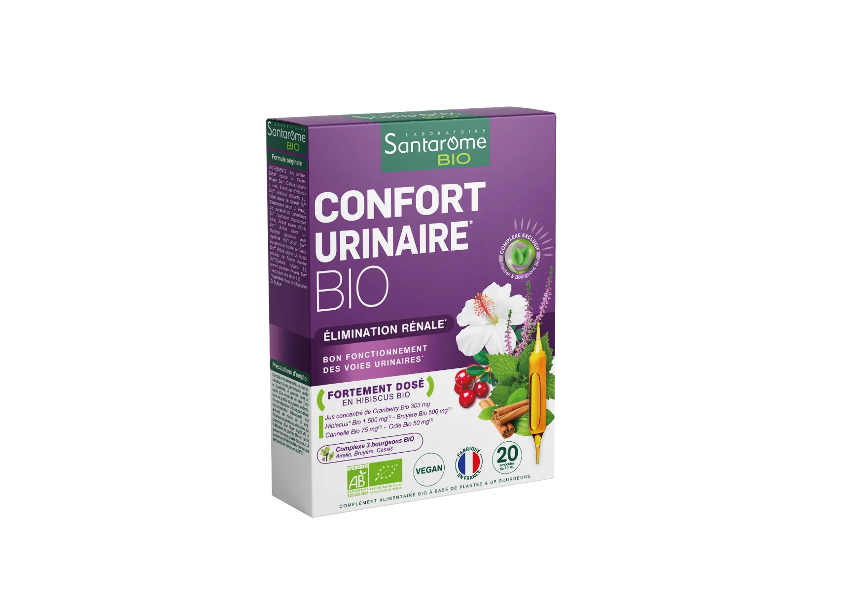 Confort Urinar, 20 fiole, Santarome Bio